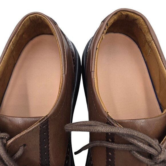 Dr. Comfort Wing 8329 Brown Leather Wingtip Derby Mens 9M Diabetic Dress Shoes main image 8